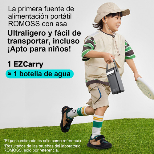 100w Power Bank 60000mah Cargador Portatil Carga Rápida 2 type-C Marca Romoss Modelo PMT60 Color Negro incluye 2USB