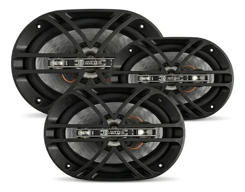 Par Alto Falante 6x9 Bravox B4x69d 300w Rms Diamond Quadriax