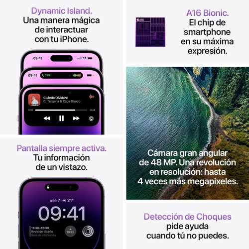 Imagen 7 de 10 de Apple iPhone 14 Pro (256 GB) - Color plata