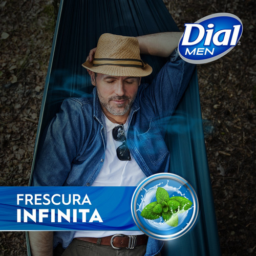 Jabón Corporal 3 En 1 Dial Frescura Infinita For Men 473 Ml