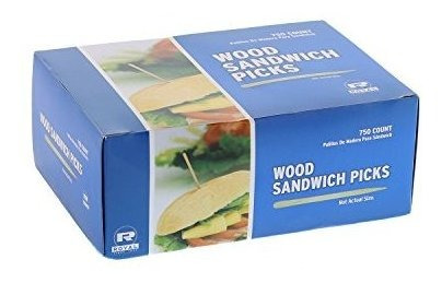 Imagen 4 de 4 de Paquete Royal Wood Sandwich Picks De 750