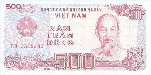 Vietnam 500 Dong 1988 