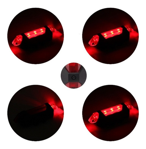 Luz Bicicleta Led Recargable Usb Ciclismo Delantera Trasera