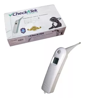 Checkatek TDV01 termometro digital veterinario pantalla Lcd