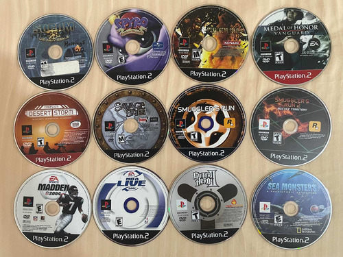 Lote De Juegos Originales De Playstation 2 Sin Caja (Usado)