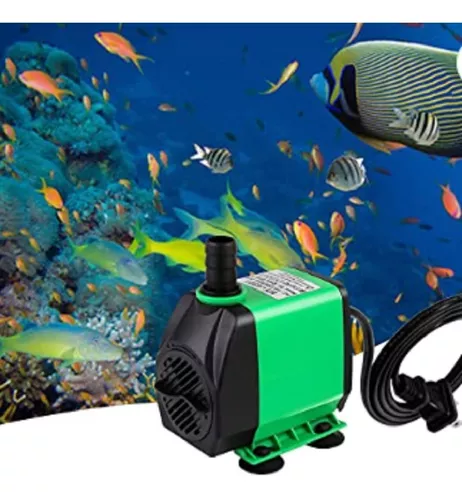 Bomba Agua Altura 3m Acuario Pecera Filtro Sump 3000l/h 24w