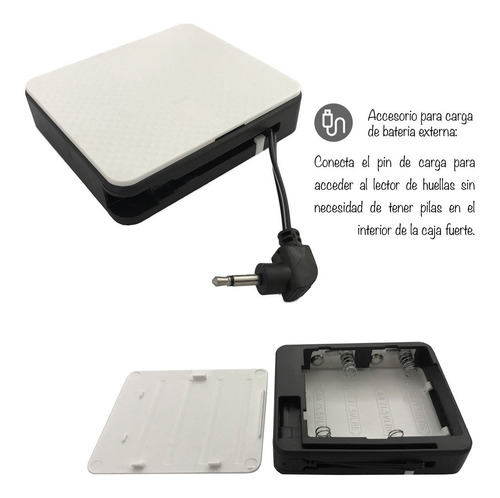 Imagen 8 de 10 de Caja Fuerte Huella Digital De 35x25x25 Cm.