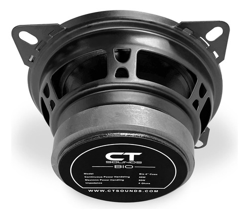 Ct Sounds Bio-4-cox - Altavoces Coaxiales Para Coche, 160 Vatios Máximo, Par