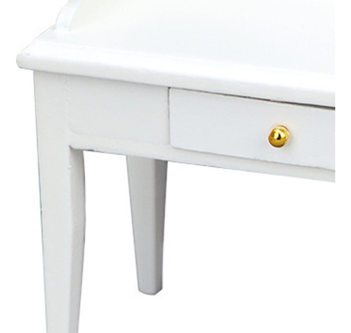 Nuevo 1/12 Dollhouse Desk Mini Muebles De Madera For El