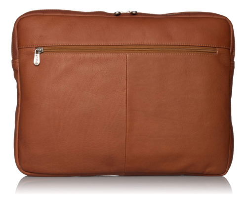 Piel Leather Funda Para Laptop Con Cremallera De 17 Pulgadas