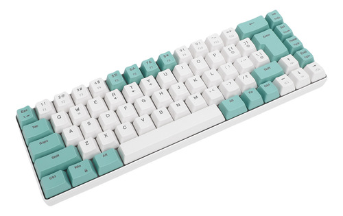 Teclado Com Fio De 68 Teclas Para Jogos, 60% Luz De Fundo Rg