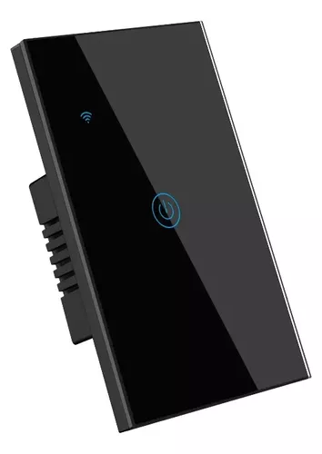 Interruptor Doble Pared Inteligente Wifi - Negro