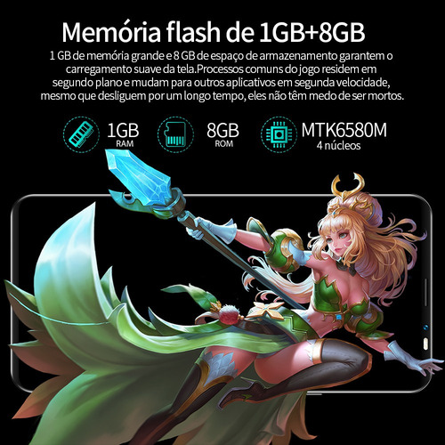 P Smartphone Barato Reno 4 Pro 3g Ram 1 Gb Rom 8 Gb Negro