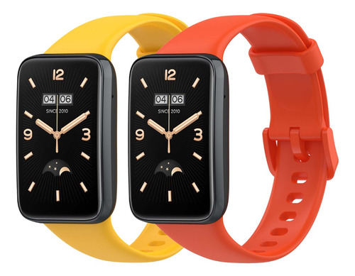 Correa Para Xiaomi Mi Smart Band 7 Pro De Silicona 2 Piezas