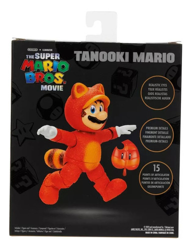Super Mario Bros Movie Tanooki 13 Cm Jakks Pacific