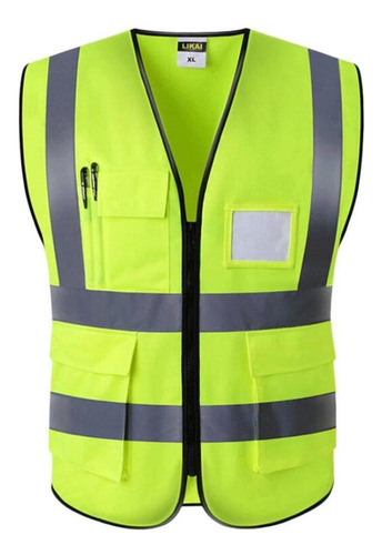 Chaleco De Seguridad Impermeable Reflectante Premium De 3
