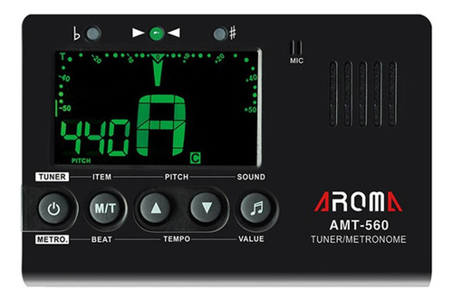 Sintonizador Cromático Amt-560 Universal Ligero Acústico