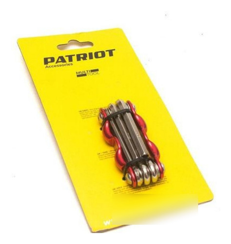 Imagen 1 de 3 de Multiherramienta Bicicleta Kit Herramientas Patriot 6+1