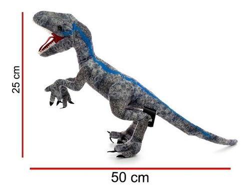 Peluche Blue Dino 50cm - Original Phi Phi Toys