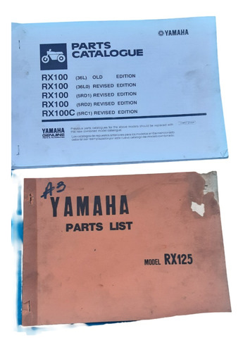 Revista Catalogo Manual Yamaha Rx 100 125 Cc Despiece