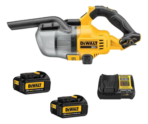 Aspirador De Po Portatil 2 Baterias 20v 3ah Dcv501hb Dewalt