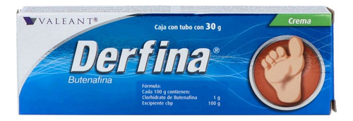 Derfina Crema 1% Caja Con Tubo Con 30 G