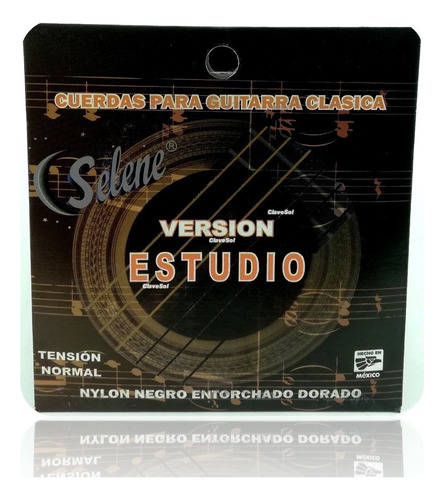 Cuerdas Para Guitarra Acustica Nylon Selene Sin Borla 109 S1