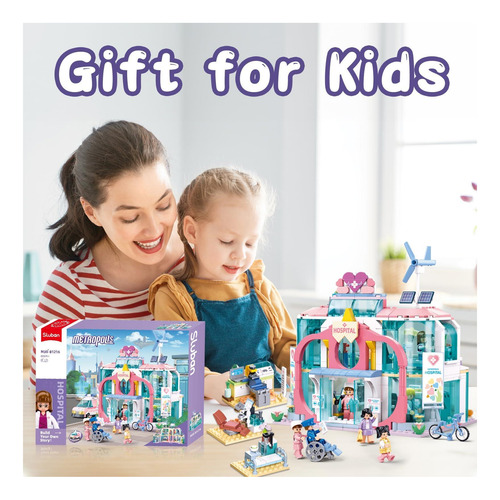 Sluban Girls Friends Hospital Building Building, Juego De La