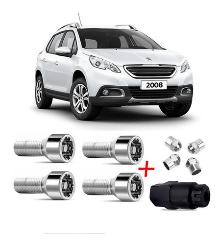 Parafuso Antifurto Peugeot 2008 Griffe 2022 2023