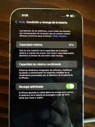 Apple iPhone 13 Pro Max 128gb Plata, 6gb Ram, 5g (Usado)