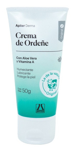 Crema De Ordeñe Apiter® 50g Con Aloe Vera Y Vitamina A