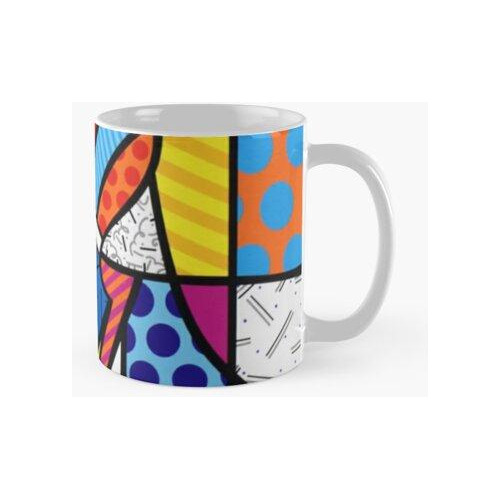 Taza Romero Brito Dicas, Romero Brito, Romero Britto, Arte K