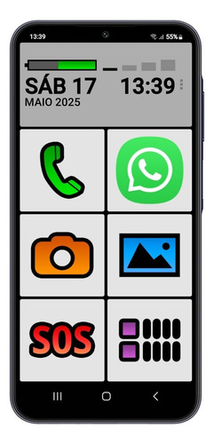 Smartphone Do Idoso Samsung Galaxy 256gb 5g Pronto P/ Usar