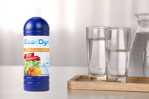 Desinfectante Ecodyn De Agua Y Alimentos 2 Botellas De 1 L