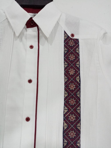 Imagen 3 de 7 de Guayabera De Lino Premium M/l Tallas Extras