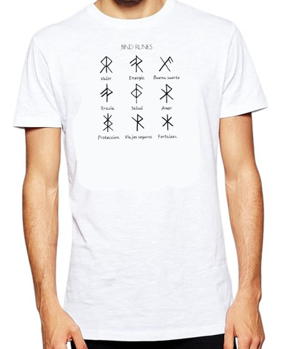 Remera Bind Runas / Runes/ Mistico / Magia / Bruja