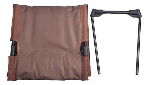 Silla Camping Playa Plegable Colchoneta Viajera Portatil Color Marrón-265028