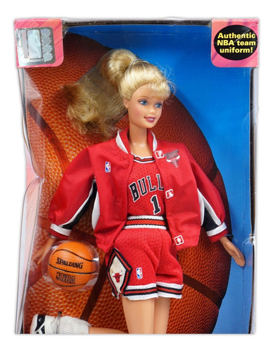 Barbie Nba Chicago Bulls Team Authentic Uniform 1998 Detalle