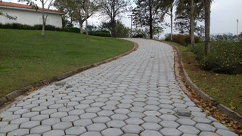 Fôrma Sextavada Bloquete Para Piso 25x25x06 Cm Kit Com 10pc