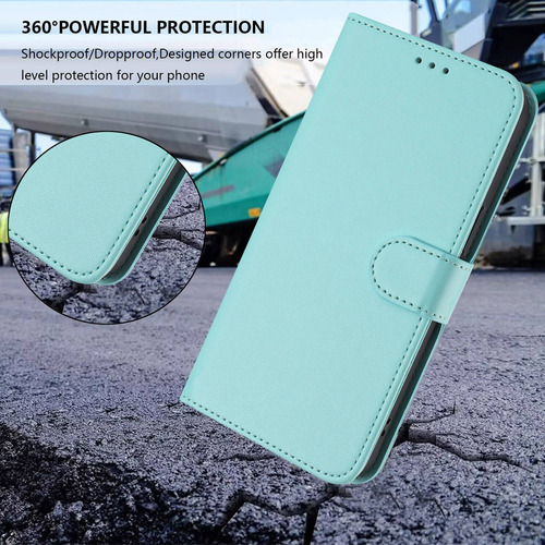 Funda Para Teléfono Samsung Galaxy A, Funda De Piel Tipo Cartera, Color Menta Pt187