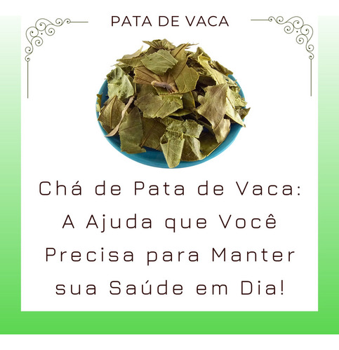 Kit 20 Pacotes Legítimo Chá Pata De Vaca | Erva 100% Pura