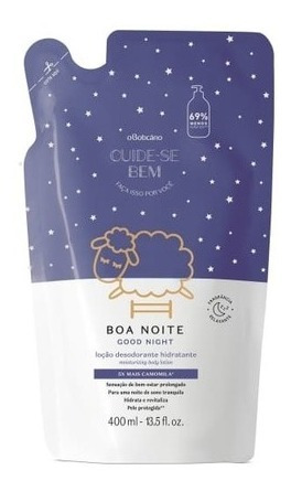 Imagem 3 de 4 de Kit Combo Loção Hidratante Cuide-sebem Boa Noite 400ml Refil