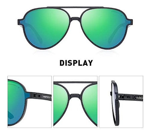 Merrys Gafas De Sol Polarizadas Unisex Para Amantes Tr90 Mon