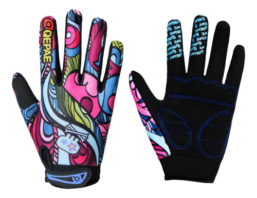 Completo Dedo Guantes Ciclismo Gel Almohadilla Lucha Contra