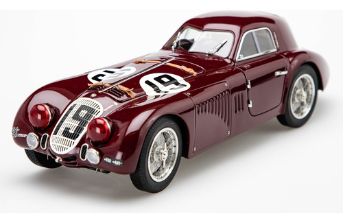 Cmc 1/18 Alfa Romeo 8c 2900b Special Le Mans 1938 Vinho #19