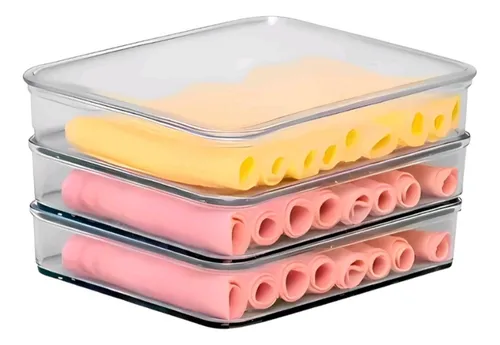 comprar Pote Porta Frios Ou Porta Treco Com 3 Divisórias Acrílico