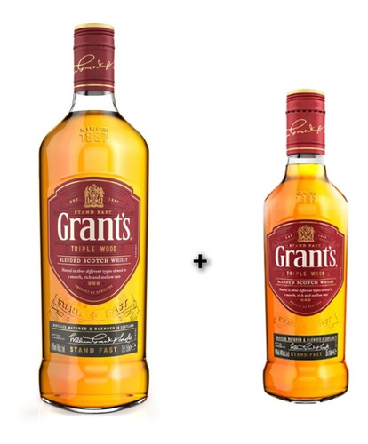 Whisky Grants Triple Wood - mL a $173