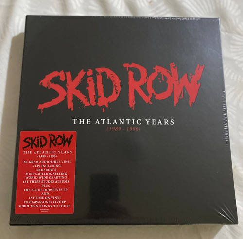 Box 7 Lps Skid Row - Atlantic Years (89-96) Lacrado