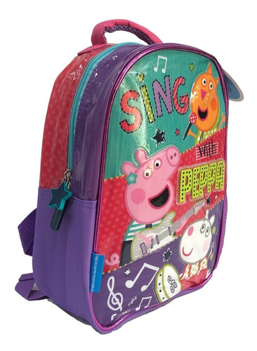 Mochila Espalda Peppa Pig Jardin Niños 12 Pulgadas Original