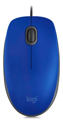 Mouse Logitech Óptico M110 Silent Alámbrico Usb 1000dpi Azul